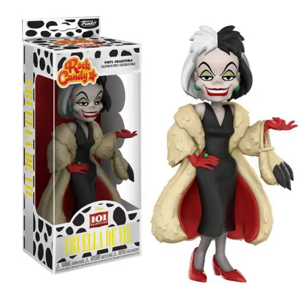 Funko Disney 101 Dalmatians Rock Candy Cruella de Vil Vinyl Figure