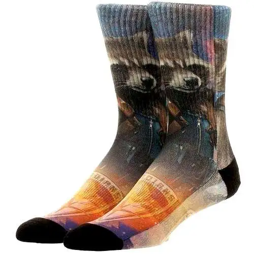 Marvel Guardians of the Galaxy Vol. 2 Rocket Raccoon Crew Socks