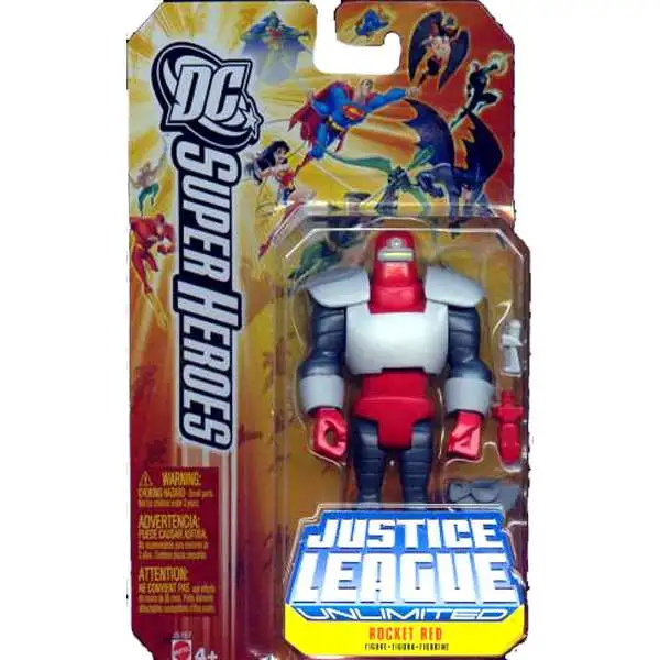 DC Justice League Unlimited Super Heroes Rocket Red Action Figure