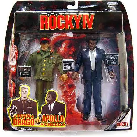 Rocky IV Ivan Drago Apollo Creed Exclusive Action Figure 2-Pack