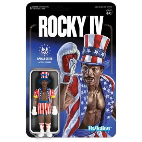 ReAction Rocky IV Apollo Action Figure [Damaged Package]