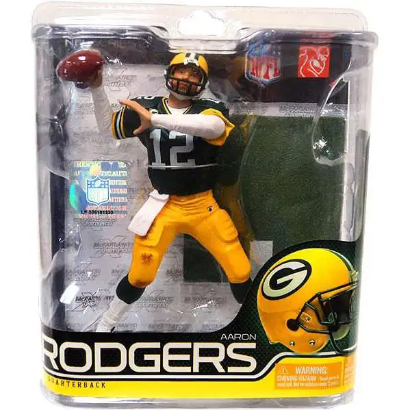 McFarlane Toys NFL Green Bay Packers Sports Picks Football Series 27 Aaron Rodgers Action Figure