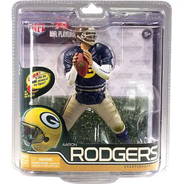 McFarlane Toys NFL Green Bay Packers Sports Picks Football Series 29 Aaron Rodgers Action Figure [Retro Uniform]