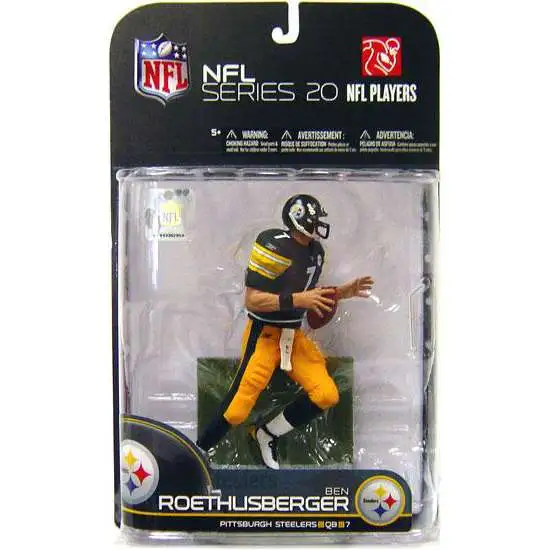 McFarlane Toys NFL Pittsburgh Steelers Sports Picks Football Series 20 Ben Roethlisberger Action Figure