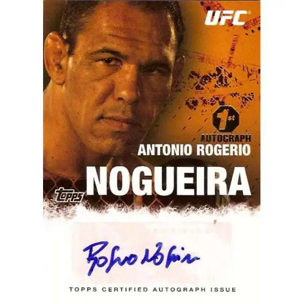 Topps UFC 2010 Championship Autograph Fighters & Personalities Antonio Rodrigo Nogueira FA-ARN