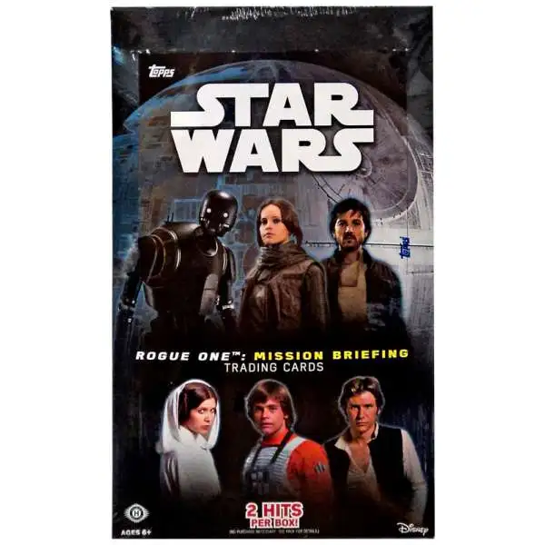 Star Wars Rogue One 2016 Mission Briefing Trading Card HOBBY Box [24 Packs, 2 Hits]