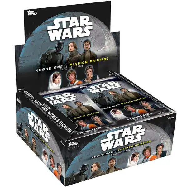 Star Wars Rogue One Mission Briefing Trading Card RETAIL Box [24 Packs]