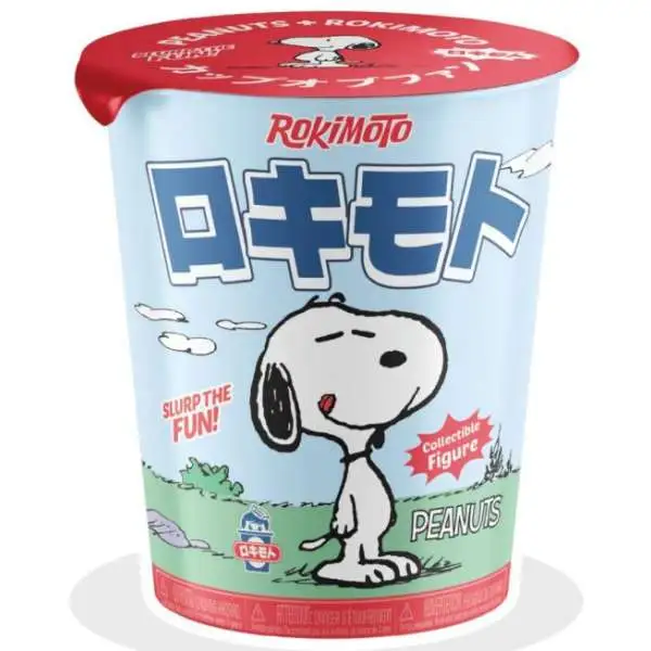 Rokimoto Peanuts Collectible Figure Snoopy Mystery Pack [Find the Slurprise!]