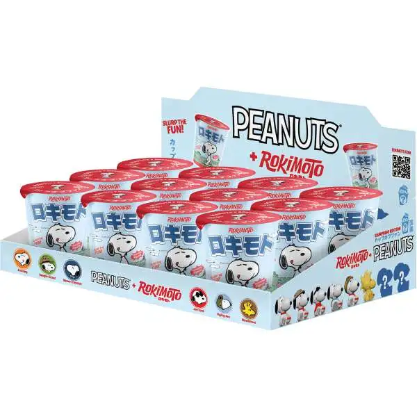Rokimoto Peanuts Collectible Figure Snoopy Mystery Box [12 Packs, Find the Slurprise!]