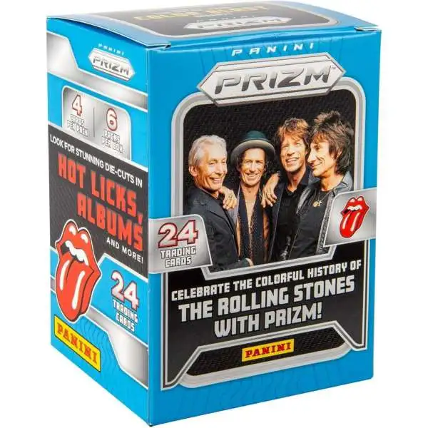 Rolling Stones 2024 Prizm Trading Card BLASTER Box [6 Packs, 4 Cards Per Pack]