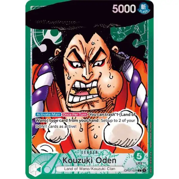 One Piece Trading Card Game Romance Dawn Leader Kouzuki Oden OP01-031 [Parallel]