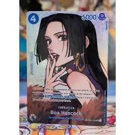 One Piece Trading Card Game Romance Dawn Super Rare Boa Hancock OP01-078 [Parallel Alternate Art]