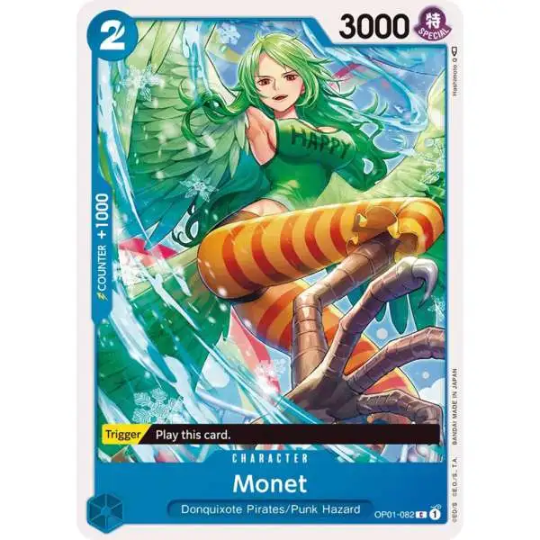 One Piece Trading Card Game Romance Dawn Common Monet OP01-082
