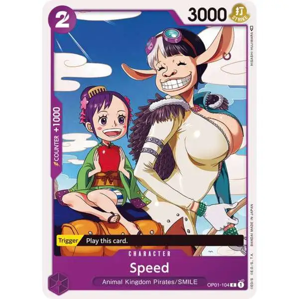 One Piece Trading Card Game Romance Dawn Common Speed OP01-104