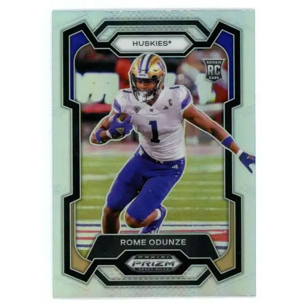 NFL 2024 Panini Prizm Draft Picks Silver Rome Odunze #111 [Rookie]