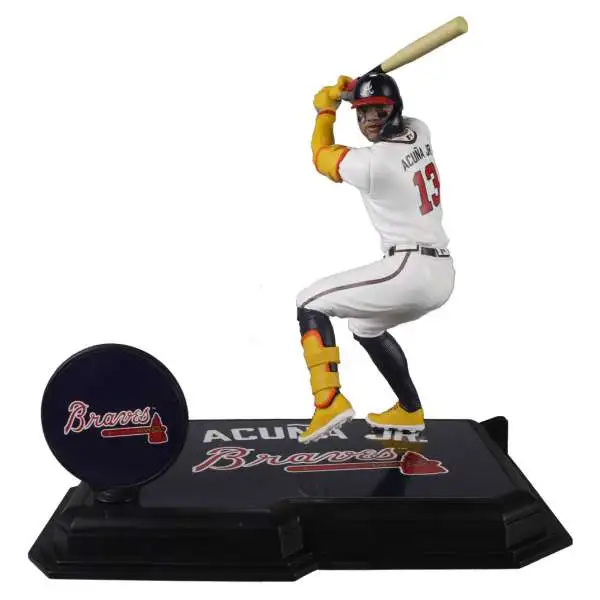 McFarlane Toys MLB Atlanta Braves Sports Picks Baseball Ronald Acuna Jr. 7-Inch Posed Figure (Pre-Order ships May)