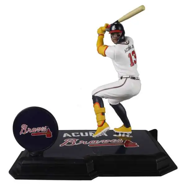 McFarlane Toys MLB Atlanta Braves Sports Baseball Ronald Acuna Jr. 7-Inch Posed Figure [Damaged Package]