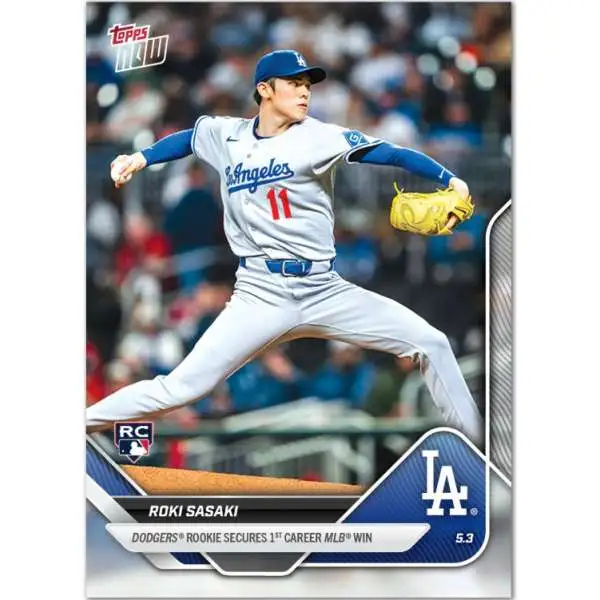 Topps - 佐々木ロキ　Roki Sasaki Dodgers サイン入りルーキカード OS-16 - Roki Sasaki - 2025 Topps NOW | eBay