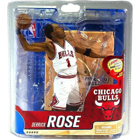 McFarlane Toys NBA Chicago Bulls Sports Basketball Series 20 Derrick Rose Action Figure [White Jersey]