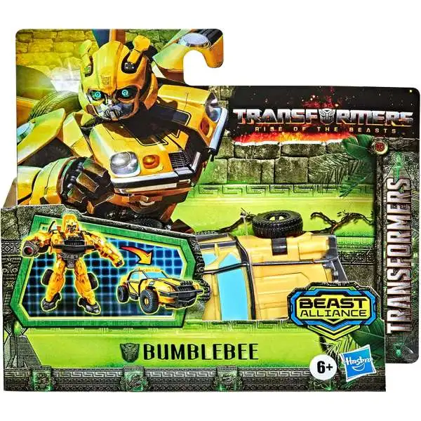 Transformers Rise of the Beasts Simple Steps Bumblebee 4.5" Action Figure [Battle Changer]