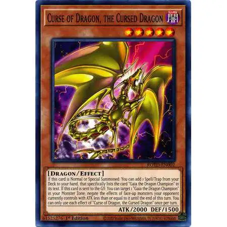 YuGiOh Rise of the Duelist Common Curse of Dragon, the Cursed Dragon ROTD-EN002