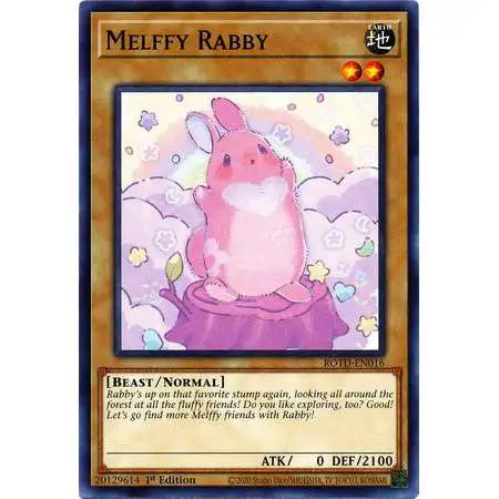 YuGiOh Rise of the Duelist Common Melffy Rabby ROTD-EN016
