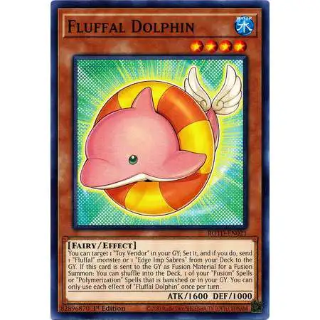 YuGiOh Rise of the Duelist Common Fluffal Dolphin ROTD-EN021