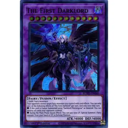 YuGiOh Rise of the Duelist Super Rare The First Darklord ROTD-EN040