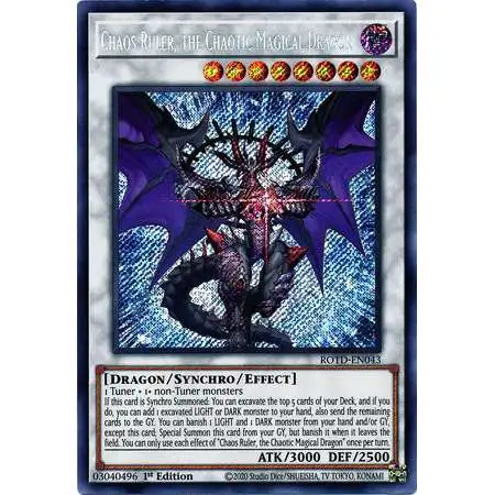 yugioh chaos ruler the chaotic magical dragon deck Ruler, - ROTD-EN043 - Secret Rare you can add 1 excavated LIGHT or DARK monster to your hand Yu-Gi-Oh! Wiki - Chaos Ruler,