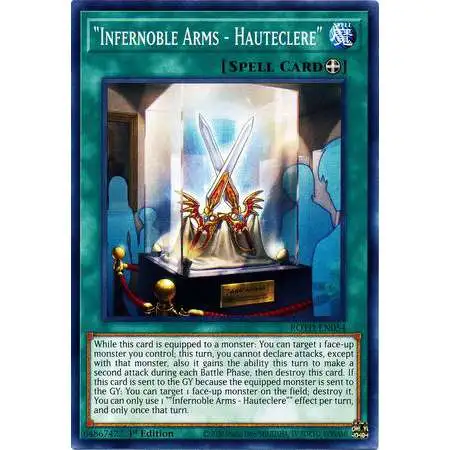 YuGiOh Rise of the Duelist Common Infernoble Arms - Hauteclere ROTD-EN054