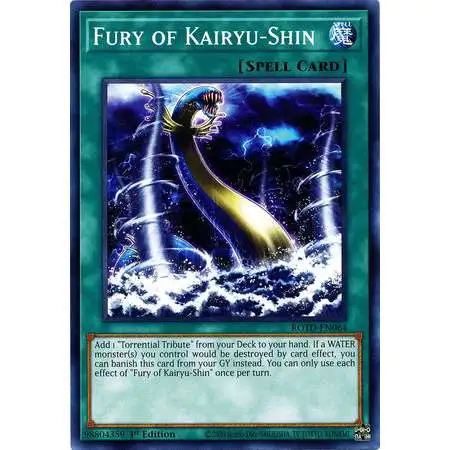 YuGiOh Rise of the Duelist Common Fury of Kairyu-Shin ROTD-EN064