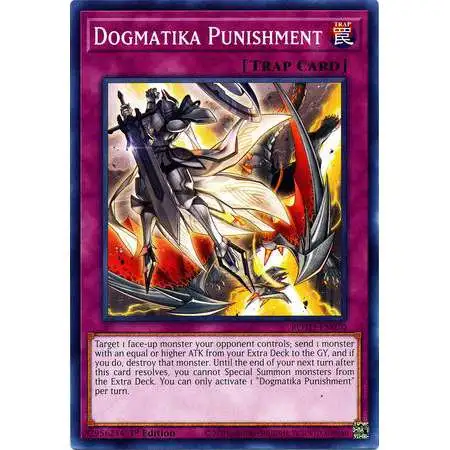 YuGiOh Rise of the Duelist Common Dogmatika Punishment ROTD-EN070