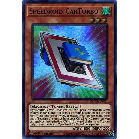 YuGiOh Rise of the Duelist Ultra Rare Speedroid CarTurbo ROTD-EN090