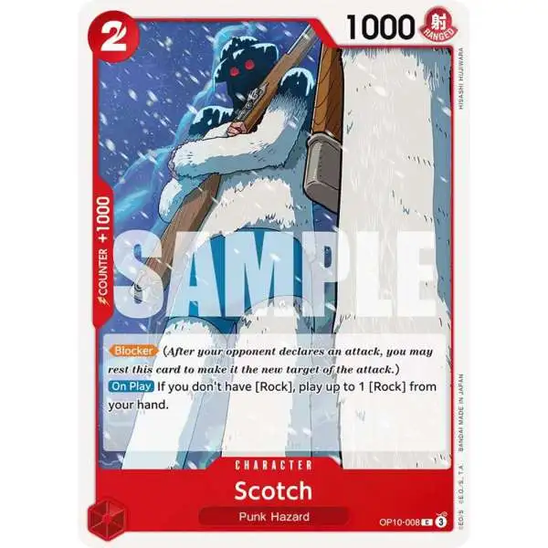 One Piece Trading Card Game Royal Blood Common Scotch OP10-008