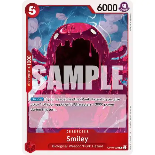 One Piece Trading Card Game Royal Blood Rare Smiley OP10-009