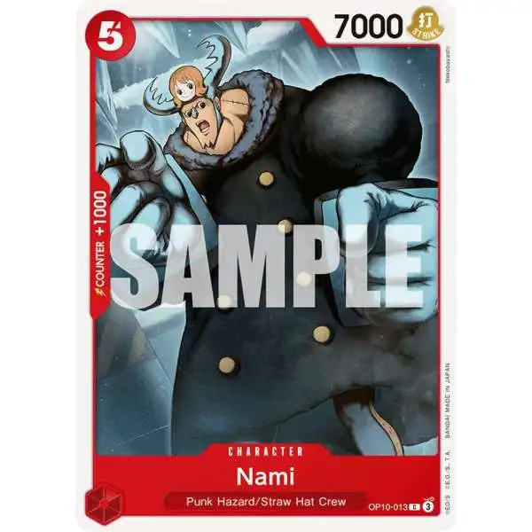 One Piece Trading Card Game Royal Blood Common Nami OP10-013