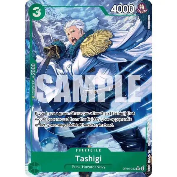 One Piece Trading Card Game Royal Blood Super Rare Tashigi OP10-032 [Parallel]