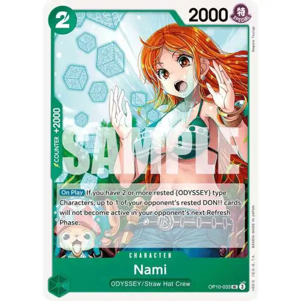 One Piece Trading Card Game The Azure Seas Seven Single Card Super