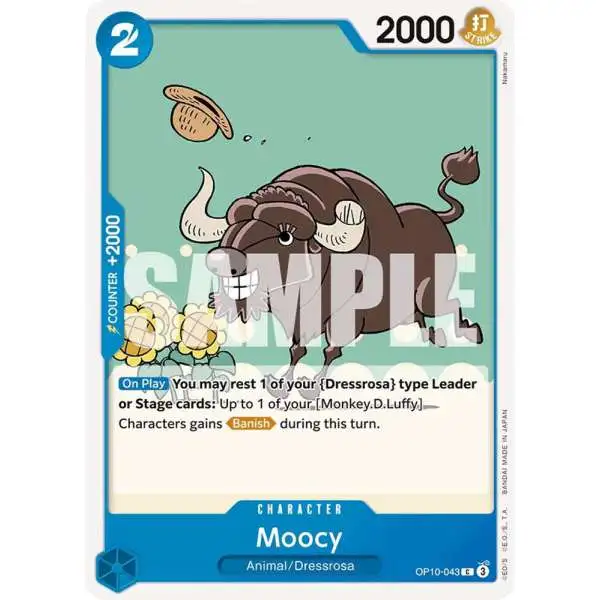 One Piece Trading Card Game Royal Blood Common Moocy OP10-043