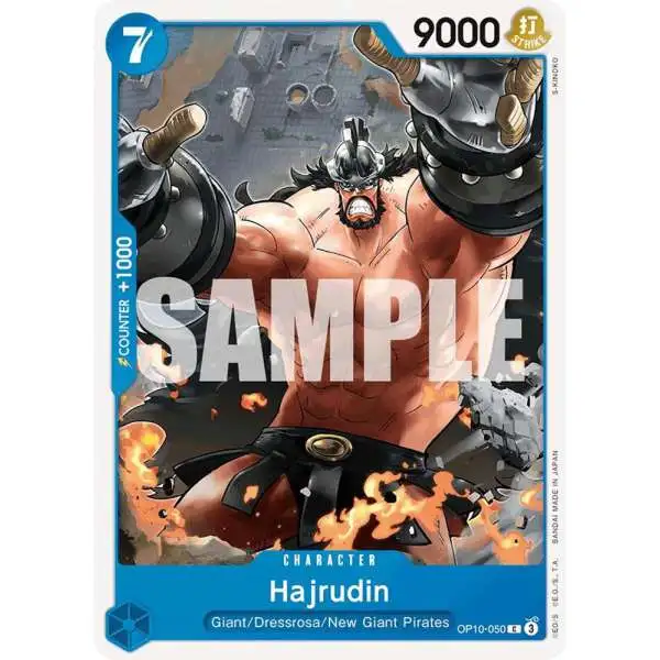 One Piece Trading Card Game Royal Blood Common Hajrudin OP10-050