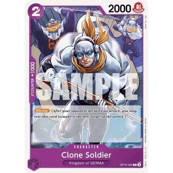 One Piece Trading Card Game Royal Blood Common Clone Soldier OP10-064