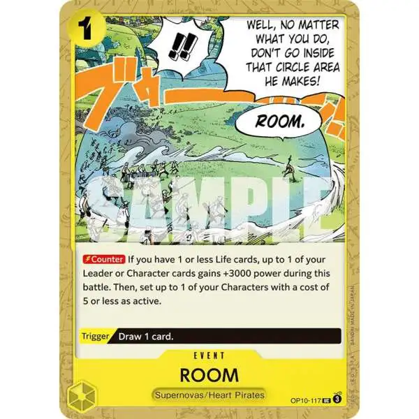 One Piece Trading Card Game Royal Blood Uncommon ROOM OP10-117
