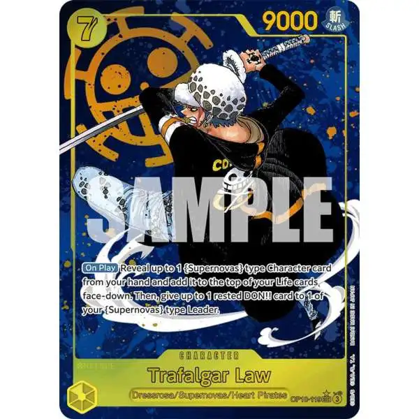 One Piece Trading Card Game Royal Blood Secret Rare Trafalgar Law OP10-119 [Parallel]