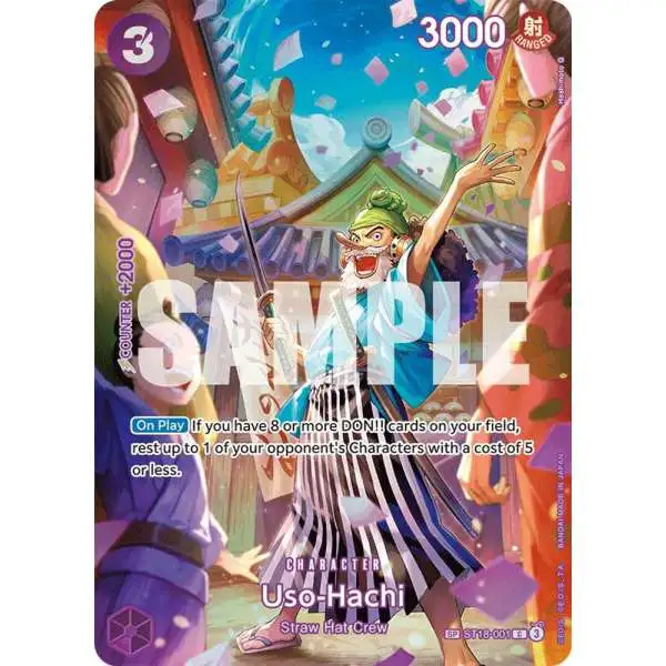 One Piece Trading Card Game Royal Blood Common Uso-Hachi ST18-001 [SP]