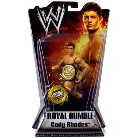 WWE Wrestling Royal Rumble Series 1 Cody Rhodes Action Figure [With Belt]