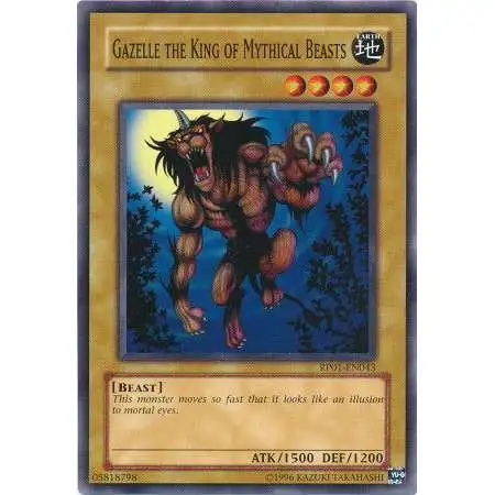 YuGiOh Retro Pack Common Gazelle the King of Mythical Beasts RP01-EN043