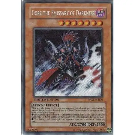 YuGiOh Retro Pack 2 Secret Rare Gorz the Emissary of Darkness RP02-EN000