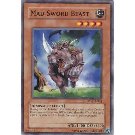 YuGiOh Retro Pack 2 Common Mad Sword Beast RP02-EN023