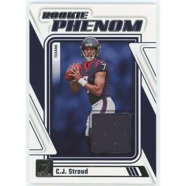 NFL Houston Texans 2023 Panini Donruss Football Phenom Patch CJ Stroud RPJ-CJS [Rookie]