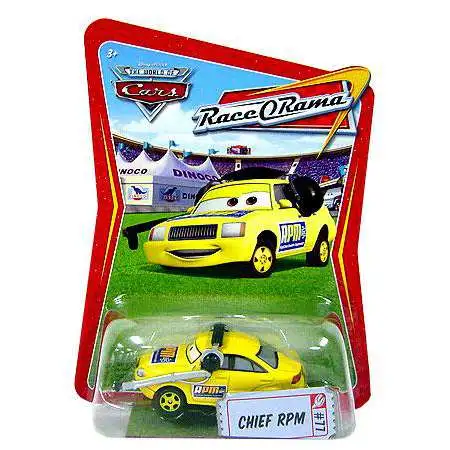 Disney / Pixar Cars The World of Cars Race-O-Rama Chief RPM Diecast Car #77